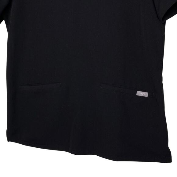 FIGS Black Casma Three-Pocket Scrub Top size Medium - Picture 6 of 10